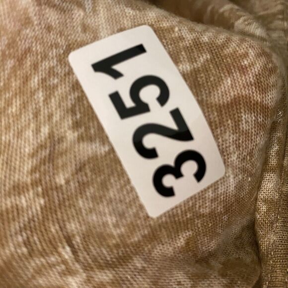 LRL Ralph Lauren Top Women Large Tan Snake Print 100% Linen Semi Sheet Python - Picture 12 of 12